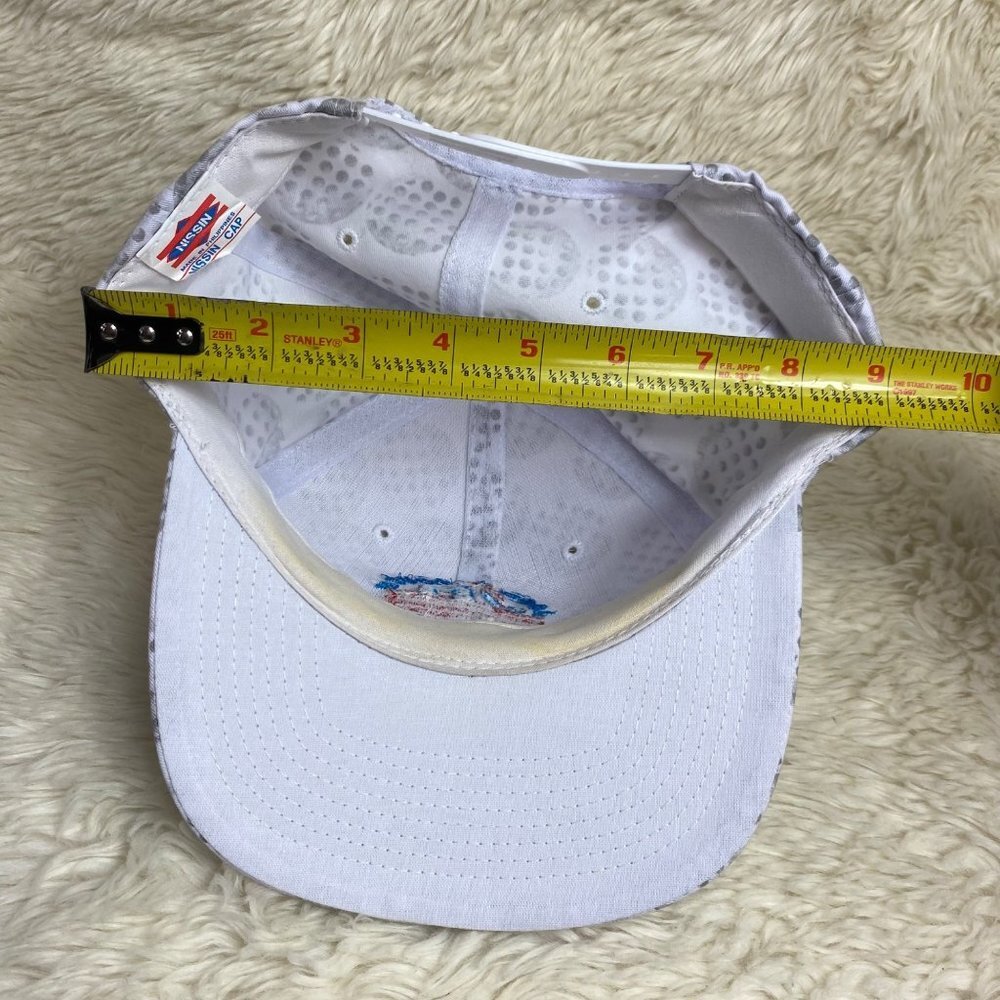 VTG Trucker Hat Golf Balls All Over Print American Flag Embroidery Joseph House - Picture 9 of 12